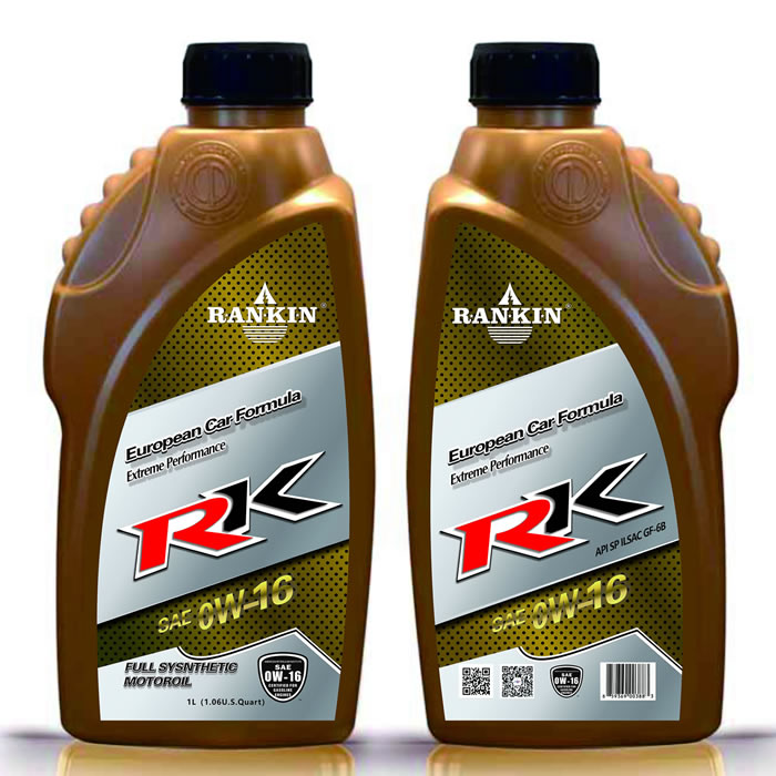 RANKIN 雷擎 金鉆 0W-16 1L API SP級 全合成汽車潤滑油
